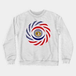 Missouri Murican Patriot Flag Series Crewneck Sweatshirt